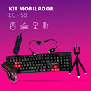 Kit Gamer para Celular Mobilador Combo EG-58 Evolut