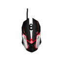 Mouse Gamer E-Sport Peining PEI V6 RGB com fio 6 botões