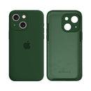 Capinha Celular iPhone 15 Silicone Aveludado com Proteção Câmera