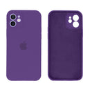 Capinha Celular iPhone 12 Silicone Aveludado com Proteção Câmera