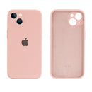 Capinha Celular iPhone 13 Silicone Aveludado com Proteção Câmera
