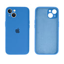 Capinha Celular iPhone 14 Silicone Aveludado com Proteção Câmera