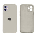 Capinha Celular iPhone 12 Silicone Aveludado com Proteção Câmera