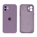 Capinha Celular iPhone 12 Silicone Aveludado com Proteção Câmera