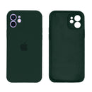 Capinha Celular iPhone 12 Silicone Aveludado com Proteção Câmera