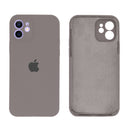 Capinha Celular iPhone 12 Silicone Aveludado com Proteção Câmera