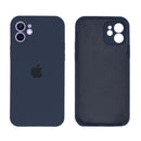 Capinha Celular iPhone 12 Silicone Aveludado com Proteção Câmera
