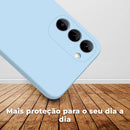 Capinha Celular Galaxy S23 com Proteção de Câmera