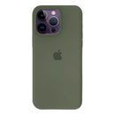Capinha Silicone Aveludado para iPhone 14 Pro