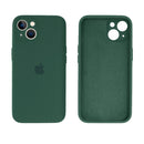 Capinha Celular iPhone 14 Silicone Aveludado com Proteção Câmera