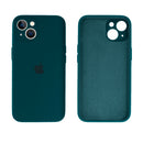 Capinha Celular iPhone 14 Silicone Aveludado com Proteção Câmera
