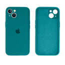 Capinha Celular iPhone 14 Silicone Aveludado com Proteção Câmera