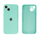 Capinha Celular iPhone 14 Silicone Aveludado com Proteção Câmera