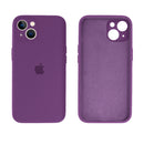 Capinha Celular iPhone 14 Silicone Aveludado com Proteção Câmera