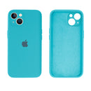 Capinha Celular iPhone 14 Silicone Aveludado com Proteção Câmera
