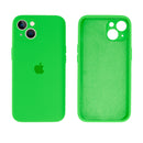 Capinha Celular iPhone 14 Silicone Aveludado com Proteção Câmera