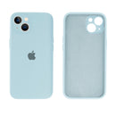 Capinha Celular iPhone 14 Silicone Aveludado com Proteção Câmera