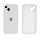 Capinha Celular iPhone 14 Silicone Aveludado com Proteção Câmera