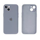Capinha Celular iPhone 14 Silicone Aveludado com Proteção Câmera