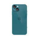 Capinha Celular Para iPhone 13 Silicone Vidro Fosco com Lentes de Safira