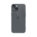 Capinha Celular Para iPhone 13 Silicone Vidro Fosco com Lentes de Safira