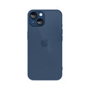 Capinha Celular Para iPhone 13 Silicone Vidro Fosco com Lentes de Safira