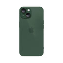 Capinha Celular Para iPhone 13 Silicone Vidro Fosco com Lentes de Safira