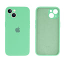 Capinha Celular iPhone 13 Silicone Aveludado com Proteção Câmera