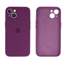 Capinha Celular iPhone 13 Silicone Aveludado com Proteção Câmera