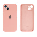 Capinha Celular iPhone 13 Silicone Aveludado com Proteção Câmera