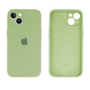 Capinha Celular iPhone 13 Silicone Aveludado com Proteção Câmera