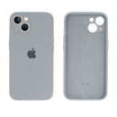 Capinha Celular iPhone 13 Silicone Aveludado com Proteção Câmera