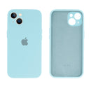 Capinha Celular iPhone 13 Silicone Aveludado com Proteção Câmera