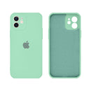 Capinha Celular iPhone 12 Silicone Aveludado com Proteção Câmera