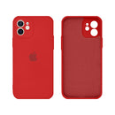 Capinha Celular iPhone 12 Silicone Aveludado com Proteção Câmera
