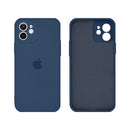 Capinha Celular iPhone 12 Silicone Aveludado com Proteção Câmera