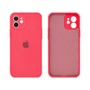 Capinha Celular iPhone 12 Silicone Aveludado com Proteção Câmera