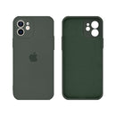 Capinha Celular iPhone 12 Silicone Aveludado com Proteção Câmera