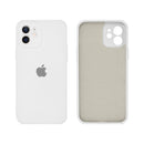 Capinha Celular iPhone 12 Silicone Aveludado com Proteção Câmera