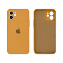 Capinha Celular iPhone 12 Silicone Aveludado com Proteção Câmera