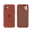 Capinha Celular iPhone 12 Silicone Aveludado com Proteção Câmera
