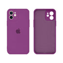 Capinha Celular iPhone 12 Silicone Aveludado com Proteção Câmera
