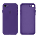 Capinha Celular iPhone 7, 8, SE 2ª e 3ª Geração Silicone Aveludado com Proteção de Câmera