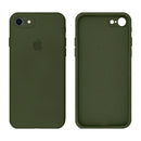 Capinha Celular iPhone 7, 8, SE 2ª e 3ª Geração Silicone Aveludado com Proteção de Câmera