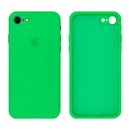 Capinha Celular iPhone 7, 8, SE 2ª e 3ª Geração Silicone Aveludado com Proteção de Câmera
