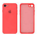 Capinha Celular iPhone 7, 8, SE 2ª e 3ª Geração Silicone Aveludado com Proteção de Câmera