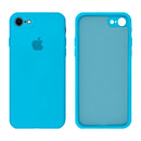 Capinha Celular iPhone 7, 8, SE 2ª e 3ª Geração Silicone Aveludado com Proteção de Câmera