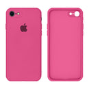 Capinha Celular iPhone 7, 8, SE 2ª e 3ª Geração Silicone Aveludado com Proteção de Câmera