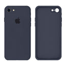 Capinha Celular iPhone 7, 8, SE 2ª e 3ª Geração Silicone Aveludado com Proteção de Câmera