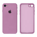 Capinha Celular iPhone 7, 8, SE 2ª e 3ª Geração Silicone Aveludado com Proteção de Câmera